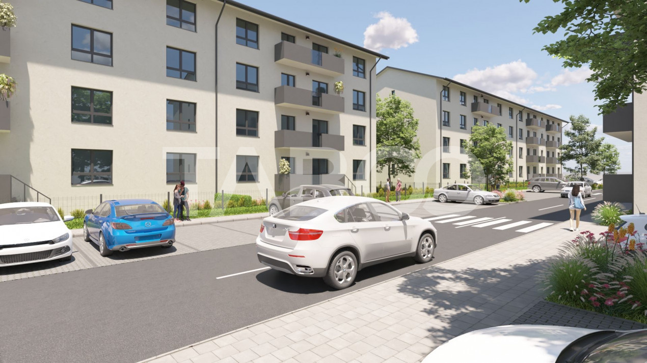 Apartament 3 camere 2 bai  balcon si loc parcare Doamna Stanca Sibiu