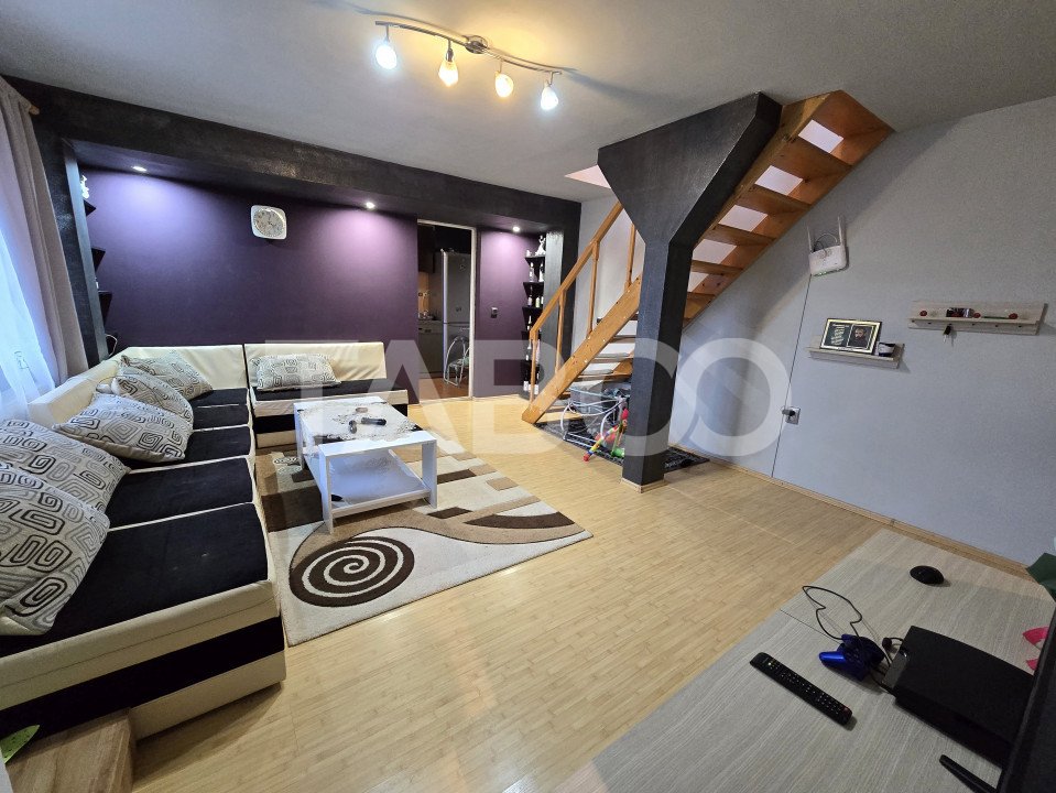Apartament 3 camere 2 bai mobilat Mihai Viteazu Sibiu comision 0