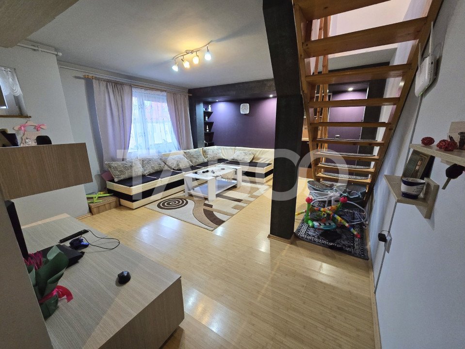 Apartament 3 camere 2 bai mobilat Mihai Viteazu Sibiu comision 0