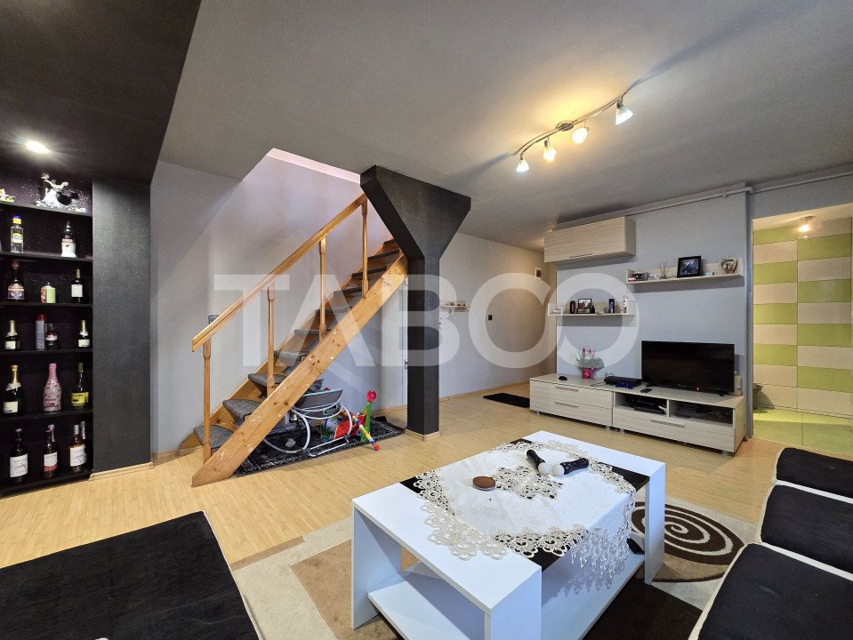Apartament 3 camere 2 bai mobilat Mihai Viteazu Sibiu comision 0