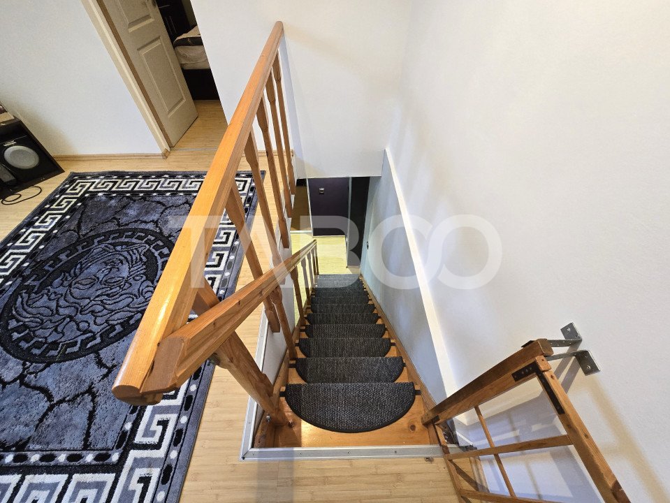 Apartament 3 camere 2 bai mobilat Mihai Viteazu Sibiu comision 0