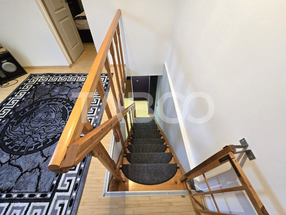 Apartament 3 camere 2 bai mobilat Mihai Viteazu Sibiu comision 0
