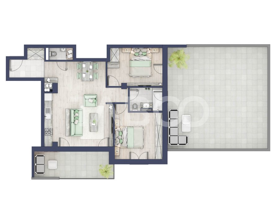 Apartament 3 camere 2 bai parter inalt Turnisor Sibiu