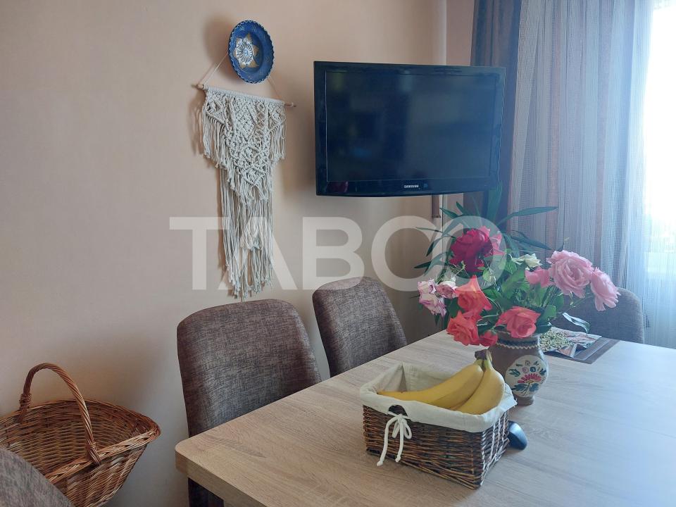 Apartament 3 camere 45 mp mobilat utilat Mihai Viteazul Sibiu