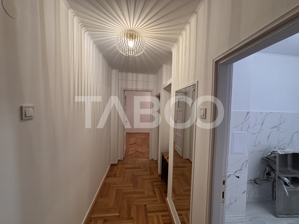 Apartament 3 camere 54mpu etaj 1 balcon zona Centrala Sibiu