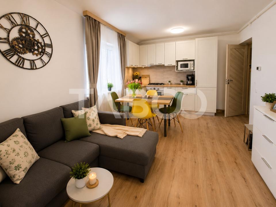 Apartament 3 camere 55 mpu curte 24 mp Arhitectilor Sibiu