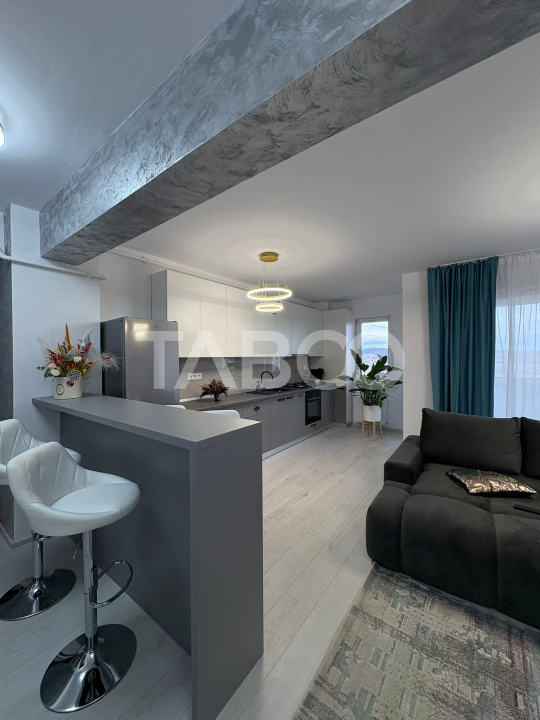 Apartament 3 camere 72 mpu balcon 10 mp 2 bai loc de parcare Sibiu