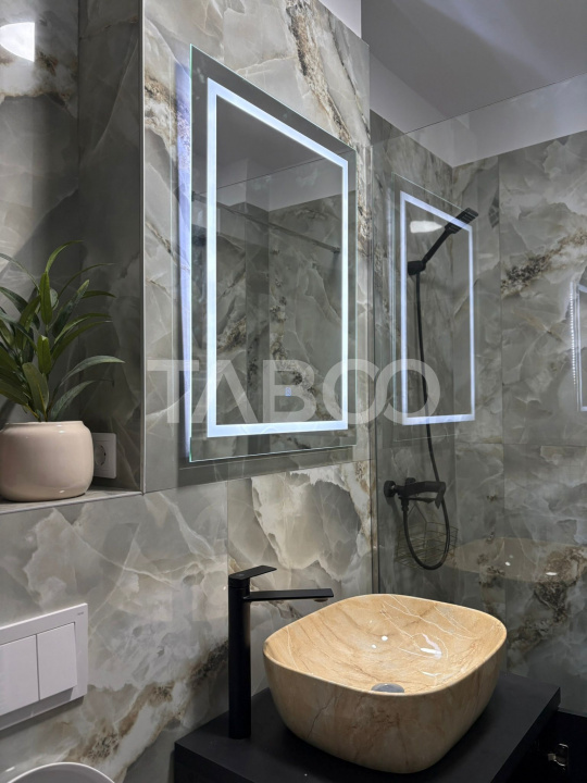 Apartament 3 camere 72 mpu balcon 10 mp 2 bai loc de parcare Sibiu