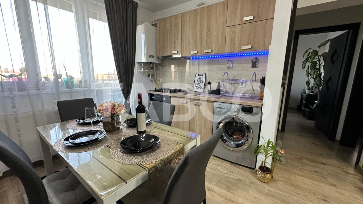 Apartament 3 camere  cu balcon si loc de parcare 48 mpu Magnolia Sibiu