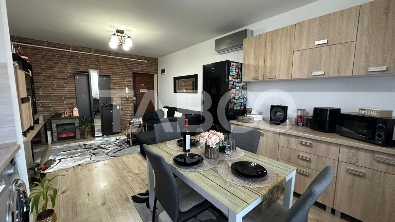 Apartament 3 camere  cu balcon si loc de parcare 48 mpu Magnolia Sibiu