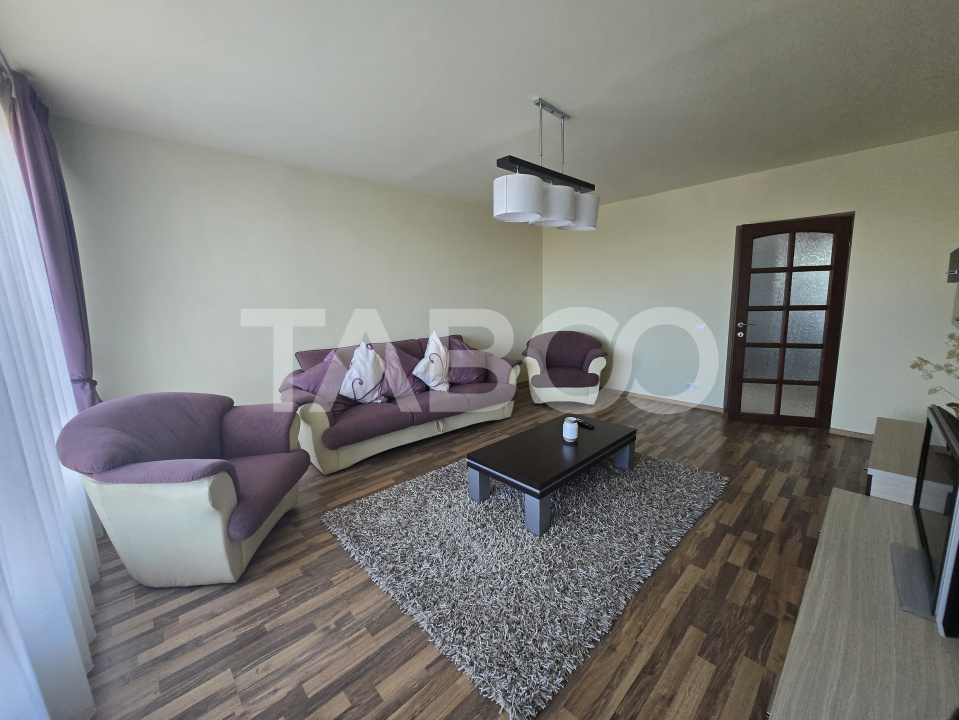 Apartament 3 camere de inchiriat 100mp decomandat zona Turnisor Sibiu