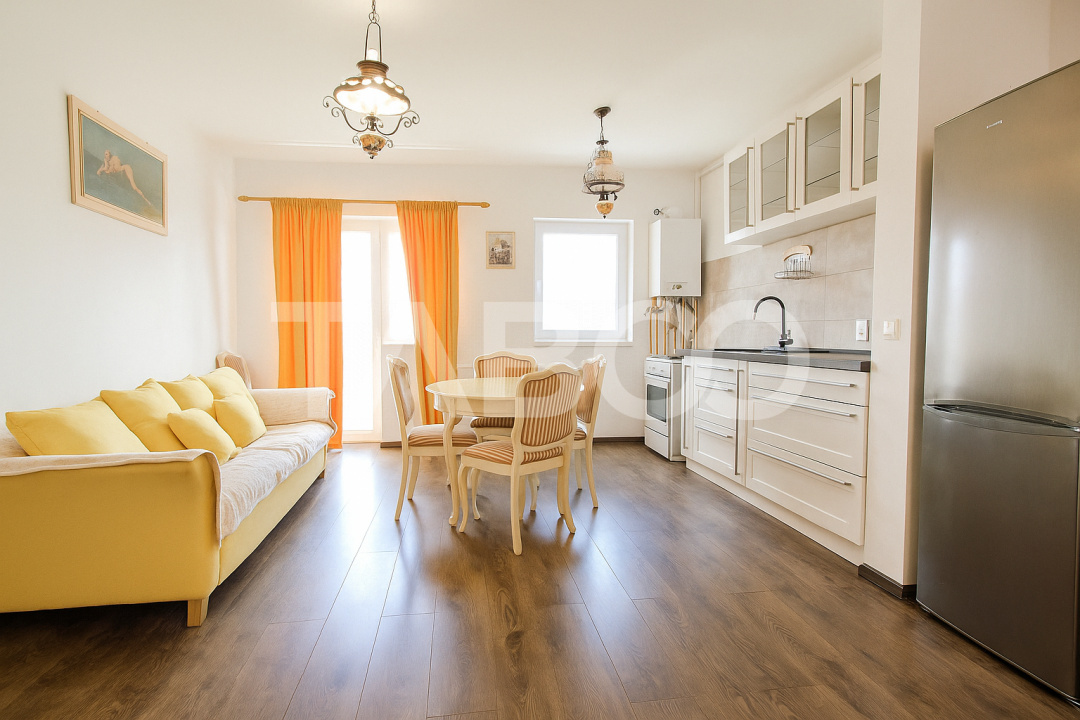 Apartament 3 camere de inchiriat cu balcon parcare Belvedere Turnisor in Sibiu - Coralului