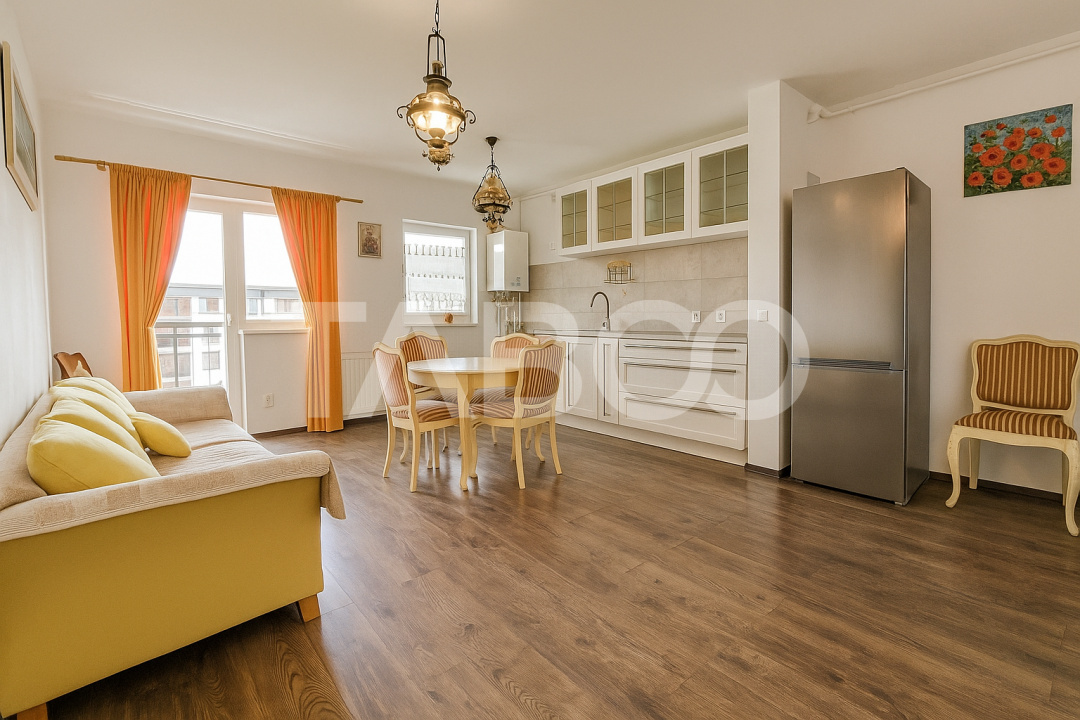 Apartament 3 camere de inchiriat cu balcon parcare Belvedere Turnisor in Sibiu - Coralului