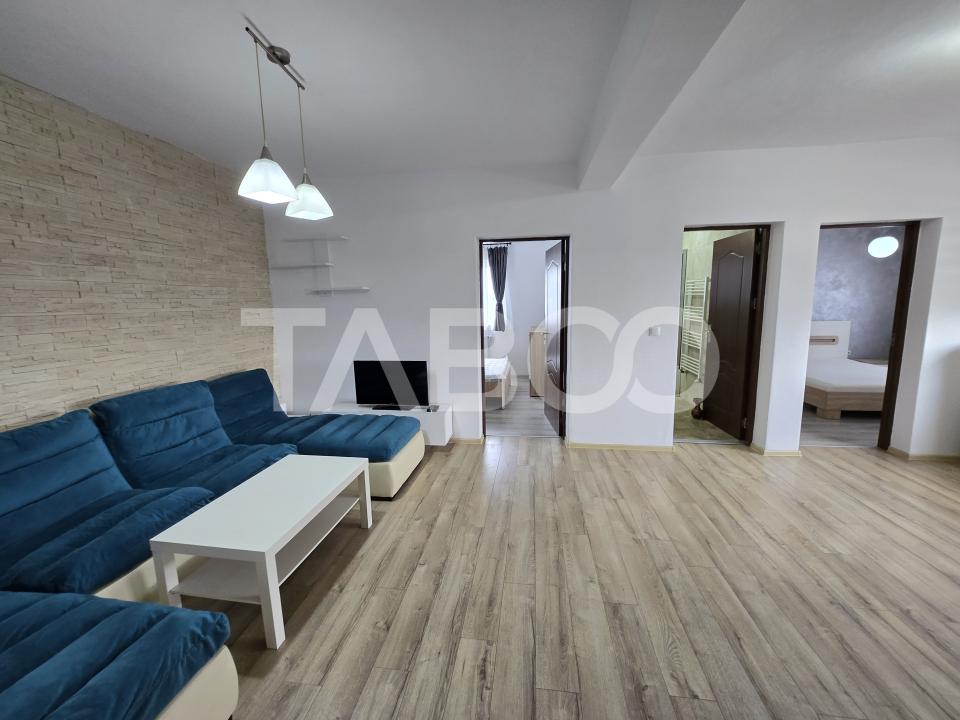 Apartament 3 camere de inchiriat decomandat 60 mp zona Turnisor Sibiu