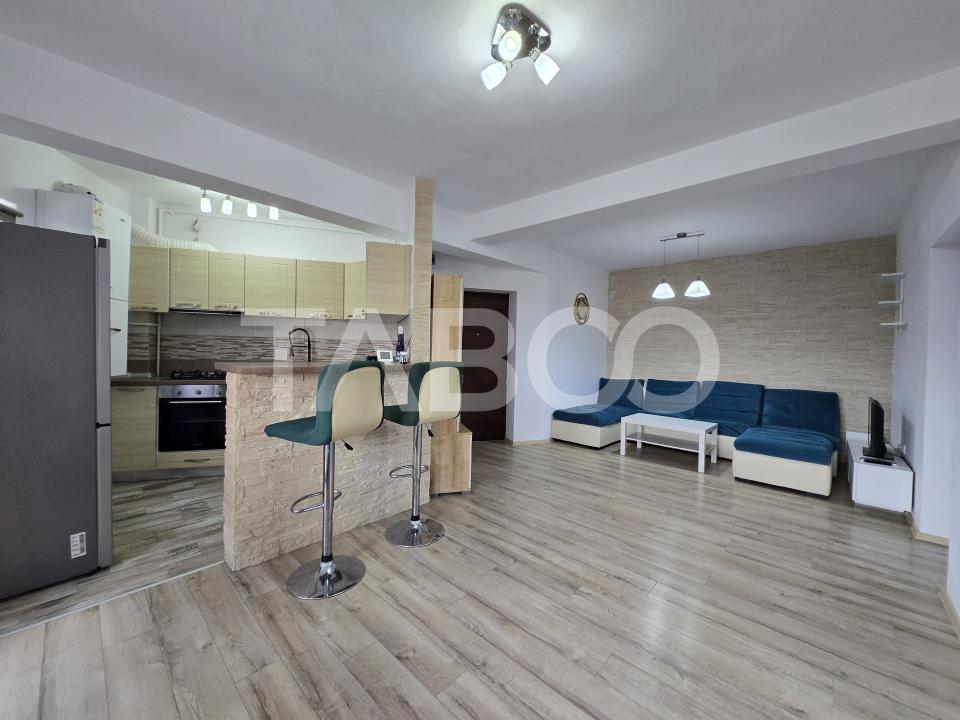 Apartament 3 camere de inchiriat decomandat 60mp zona Turnisor Sibiu