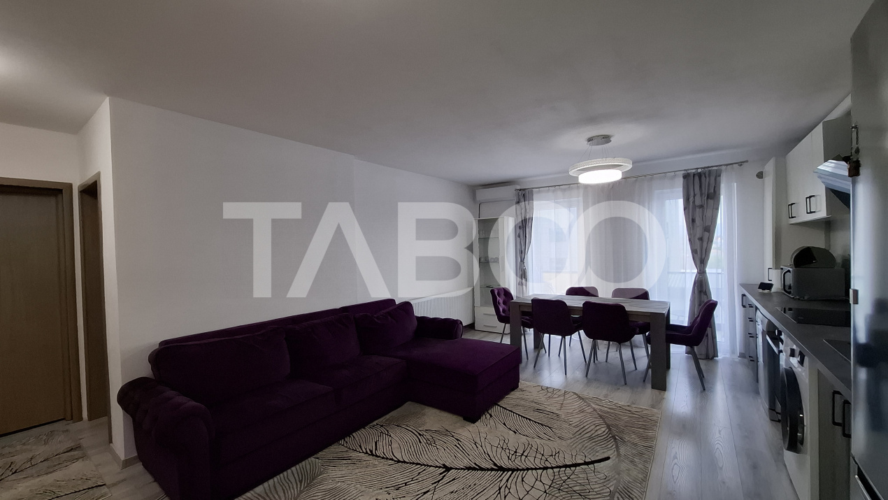 Apartament 3 camere de inchiriat decomandat 68 mp City Residence Sibiu