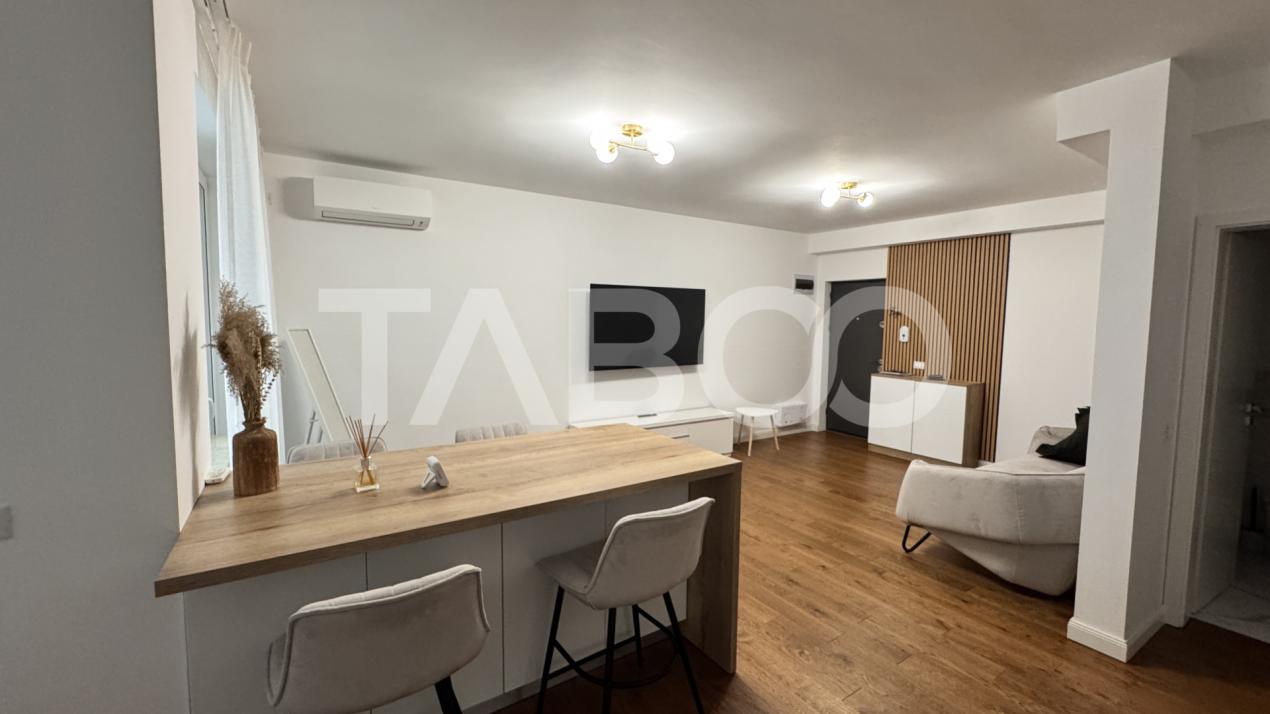 Apartament 3 camere de inchiriat mobilat utilat 72 mpu Selimbar