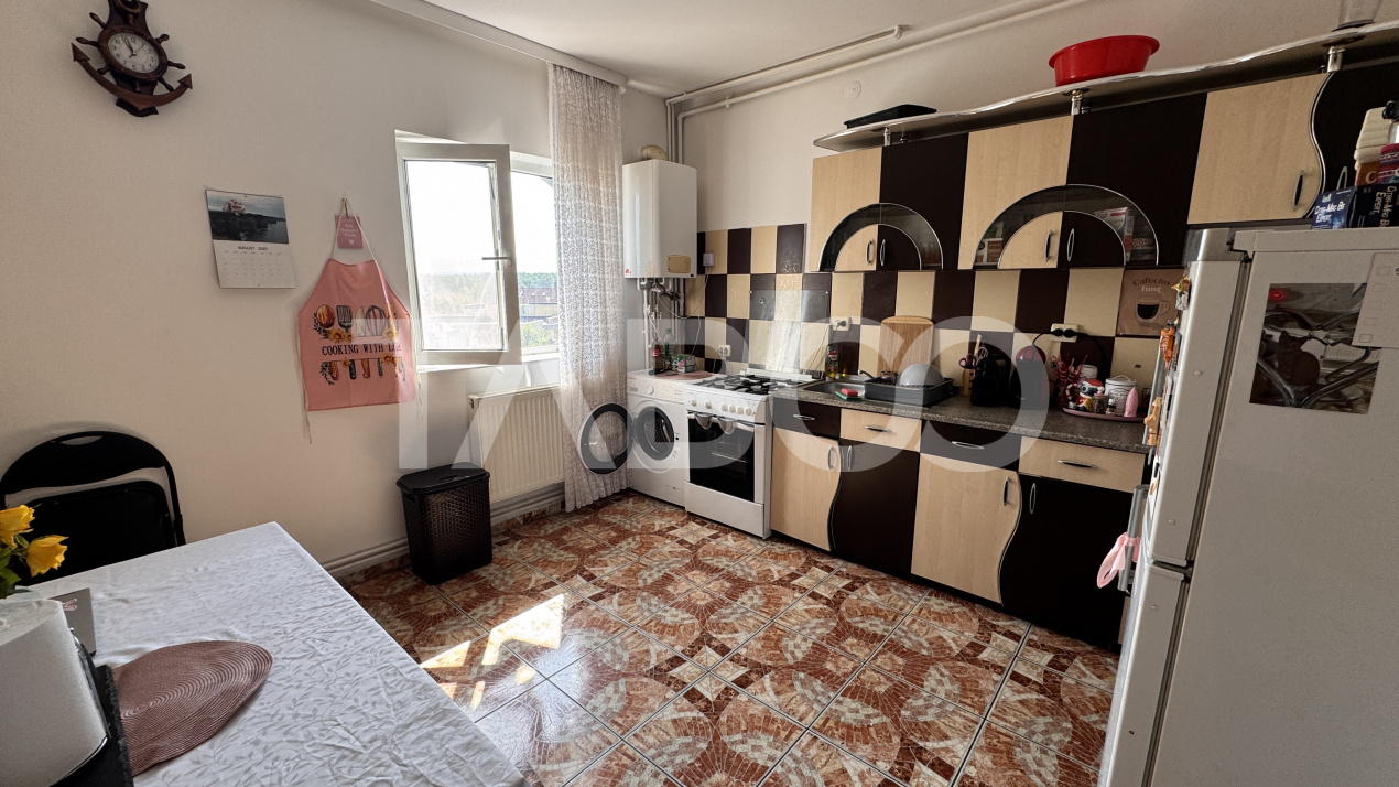 Apartament 3 camere de inchiriat mobilat utilat 74mp Siretului Sibiu