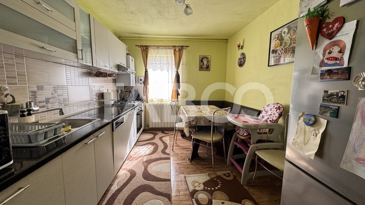 Apartament 3 camere de inchiriat mobilat utilat 80mp Strand Sibiu