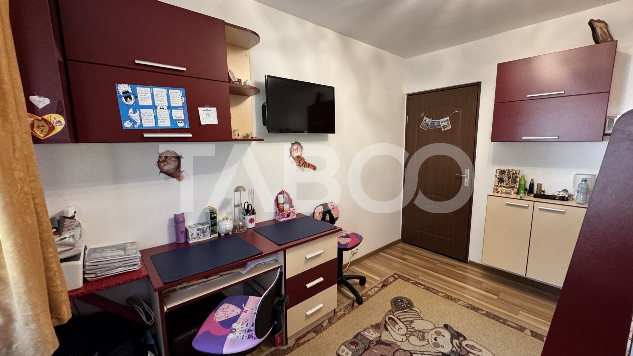 Apartament 3 camere de inchiriat mobilat utilat 80mp Strand Sibiu