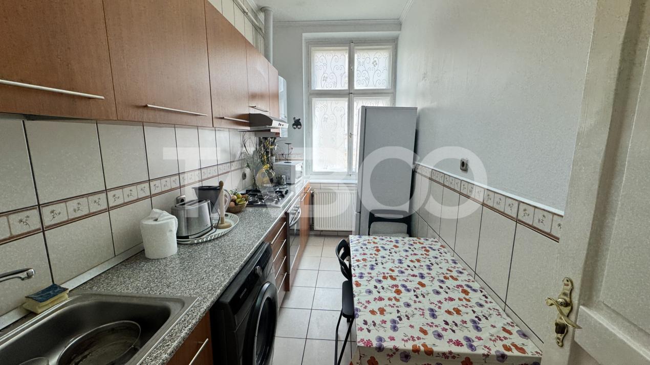 Apartament 3 camere de inchiriat mobilat utilat 90mpu BALCESCU Sibiu