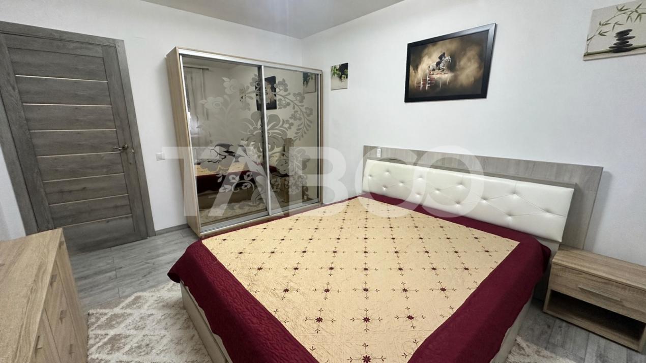 Apartament 3 camere de vanzare 3 camere mobilat utilat Selimbar Sibiu 