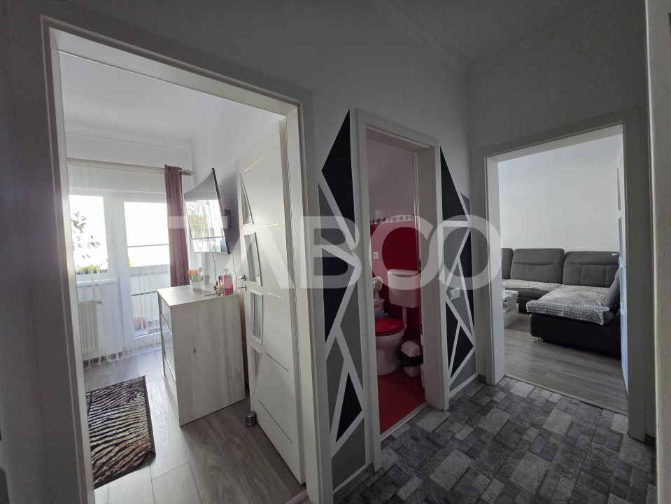 Apartament 3 camere de vanzare decomandat 69 mp zona Tineretului Sibiu