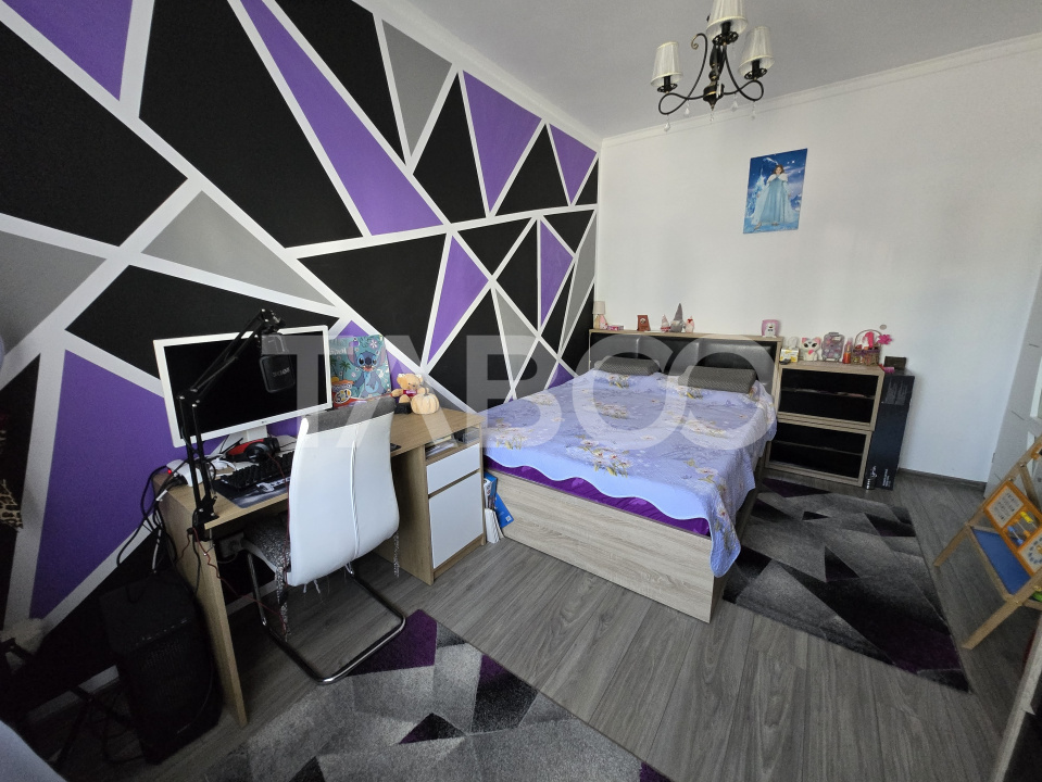 Apartament 3 camere de vanzare decomandat 69 mp zona Tineretului Sibiu