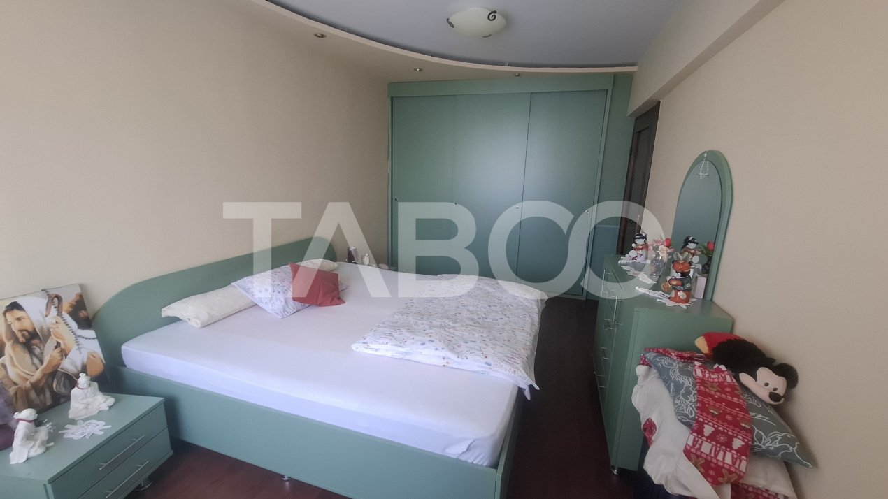Apartament 3 camere de vanzare decomandat 73 mp zona Rahovei Sibiu