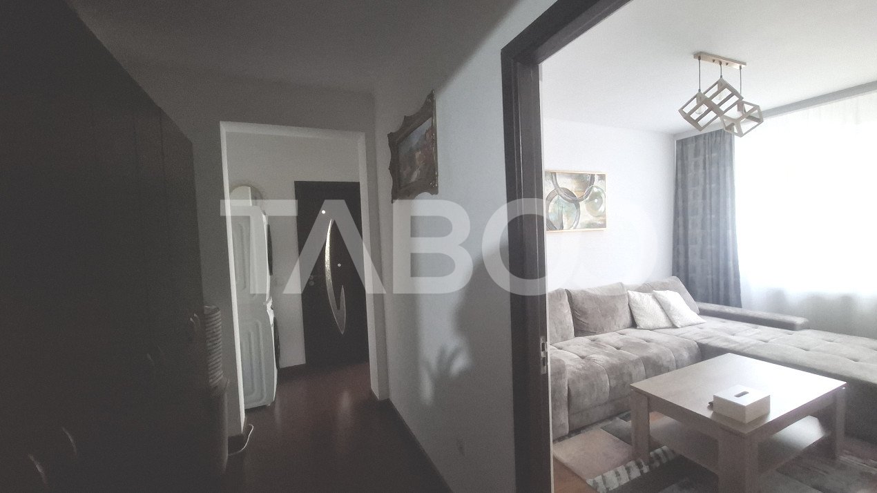 Apartament 3 camere de vanzare decomandat 74 mp zona Turnisor Sibiu