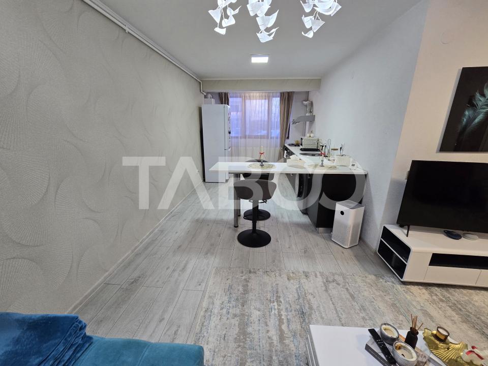 Apartament 3 camere de vanzare decomandat mobilat utilat Tilisca Sibiu