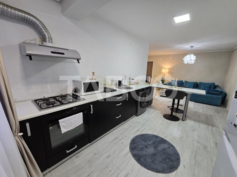 Apartament 3 camere de vanzare decomandat mobilat utilat Tilisca Sibiu