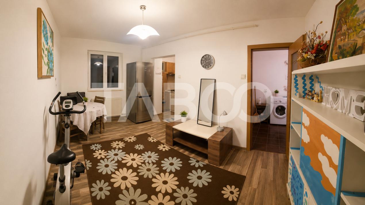Apartament 3 camere de vanzare etaj intermediar Sibiu -chirias activ