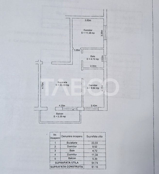 Apartament 3 camere de vanzare mobilat parcare balcon Tilisca Sibiu