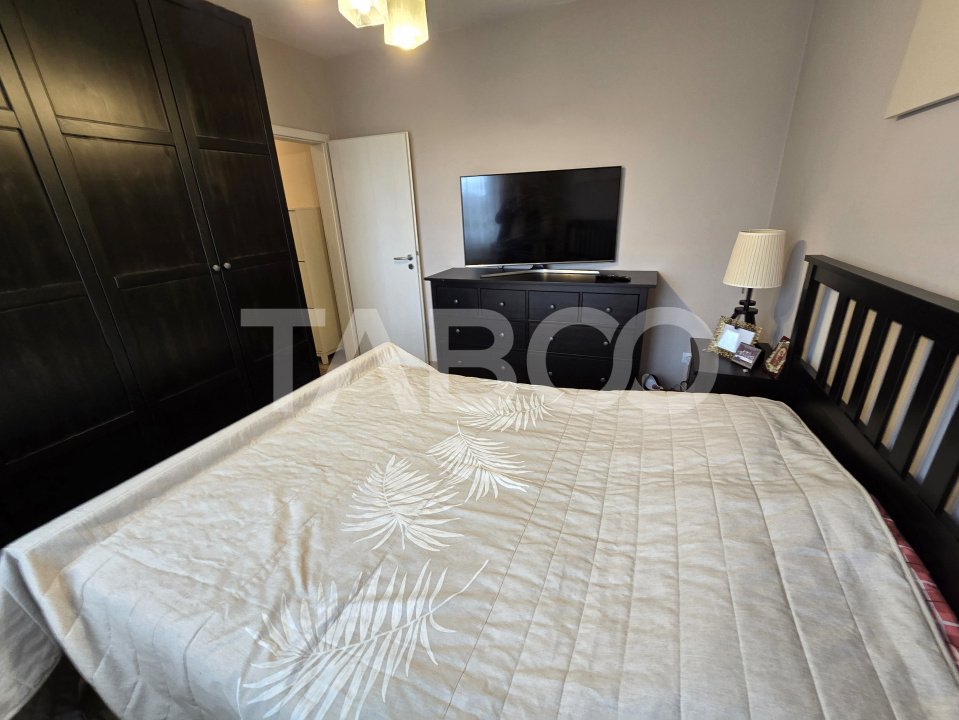 Apartament 3 camere de vanzare mobilat parcare balcon Tilisca Sibiu