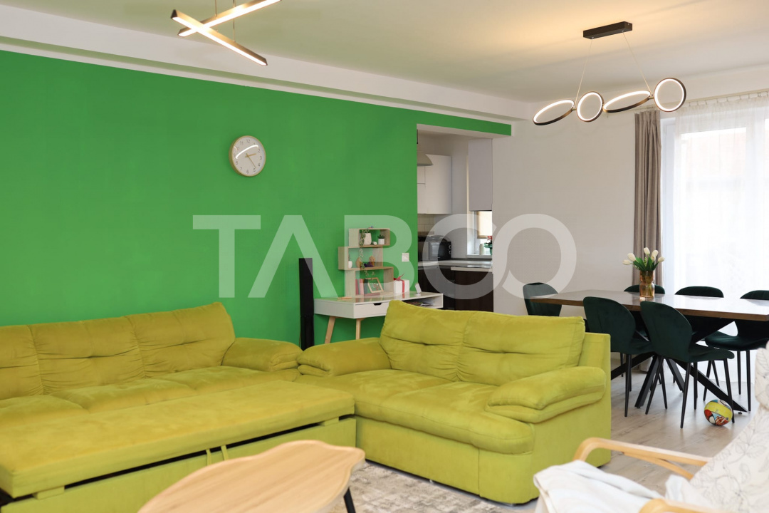 Apartament 3 camere de vanzare mobilat utilat 71 mpu City Residence