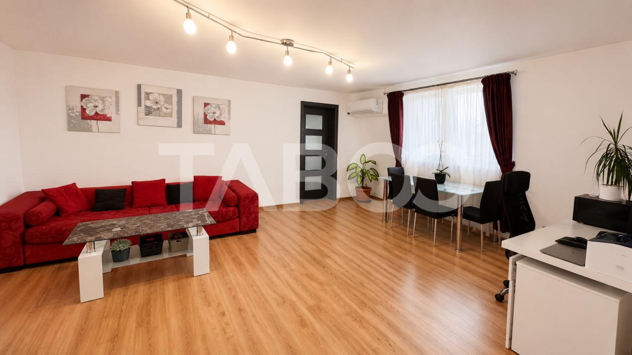Apartament 3 camere de vanzare mobilat utilat 77 mp Arhitectilor Sibiu in Sibiu - Daniel Renard