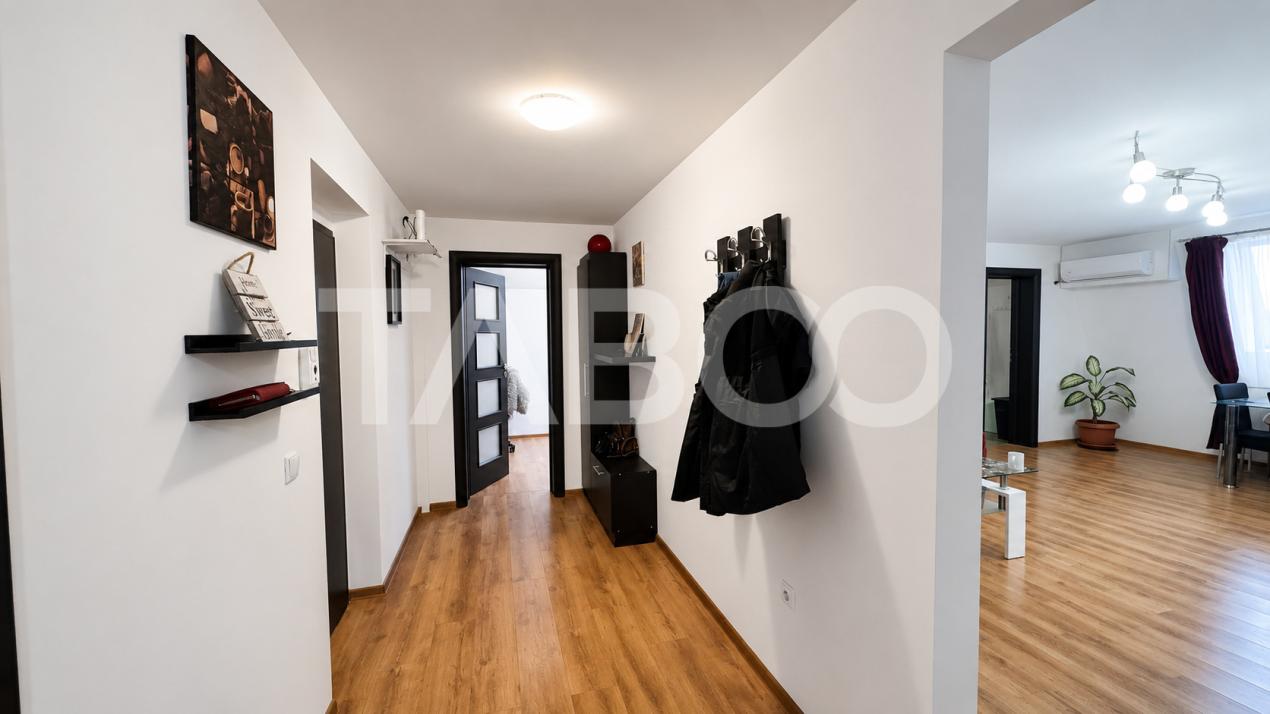 Apartament 3 camere de vanzare mobilat utilat 77 mp Arhitectilor Sibiu