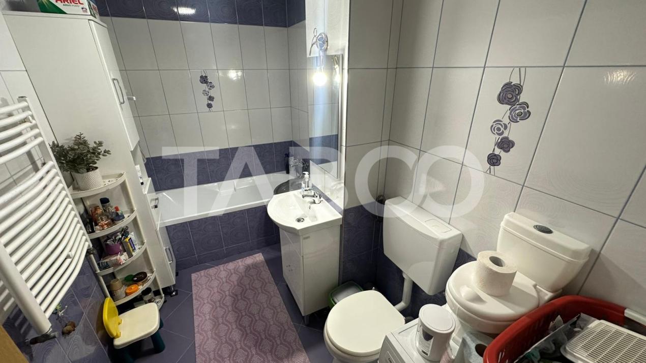 Apartament 3 camere de vanzare mobilat utilat Selimbar Sibiu 