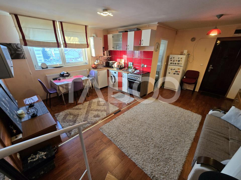 Apartament 3 camere de vanzare mobilat Valea Aurie Sibiu Comision 0