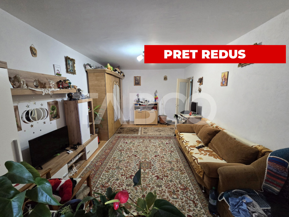 Apartament 3 camere decomandat 2 bai 2 balcoane pivnita Turnisor Sibiu