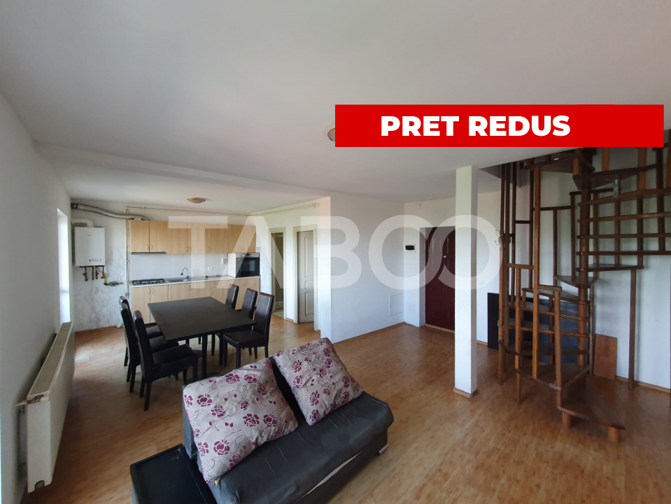 Apartament 3 camere decomandat 80 mp +  balcon cu scara interioara in Fagaras - Parcului