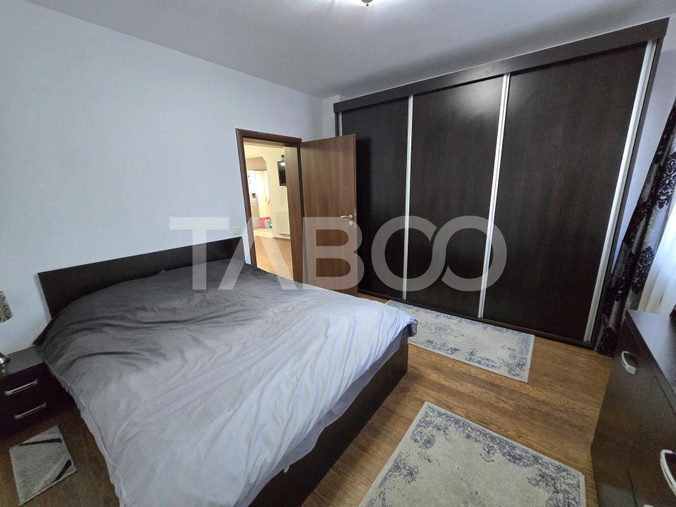 Apartament 3 camere decomandat mobilat balcon parcare Turnisor Sibiu
