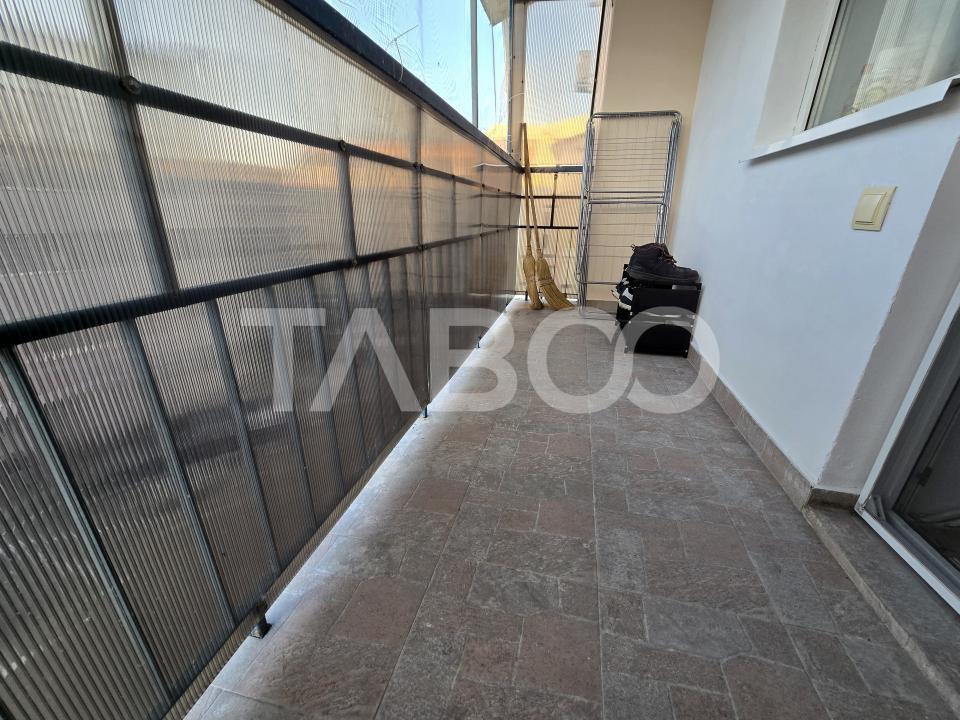 Apartament 3 camere decomandat mobilat balcon parcare Turnisor Sibiu