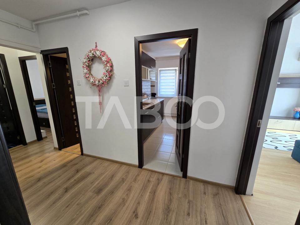 Apartament 3 camere decomandat renovat 2 bai 2 balcoane Turnisor Sibiu