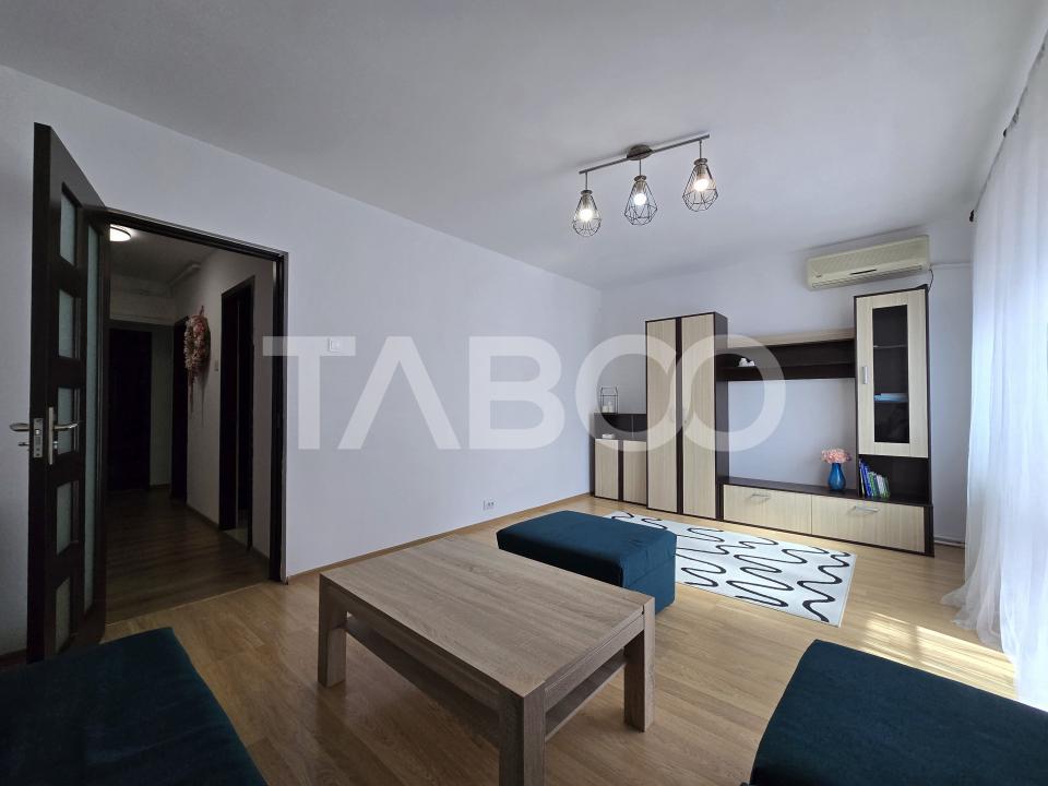 Apartament 3 camere decomandat renovat 2 bai 2 balcoane Turnisor Sibiu