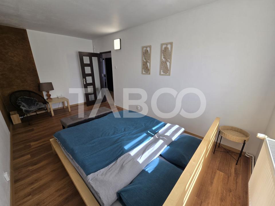 Apartament 3 camere decomandat renovat 2 bai 2 balcoane Turnisor Sibiu
