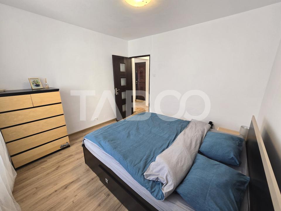 Apartament 3 camere decomandat renovat 2 bai 2 balcoane Turnisor Sibiu