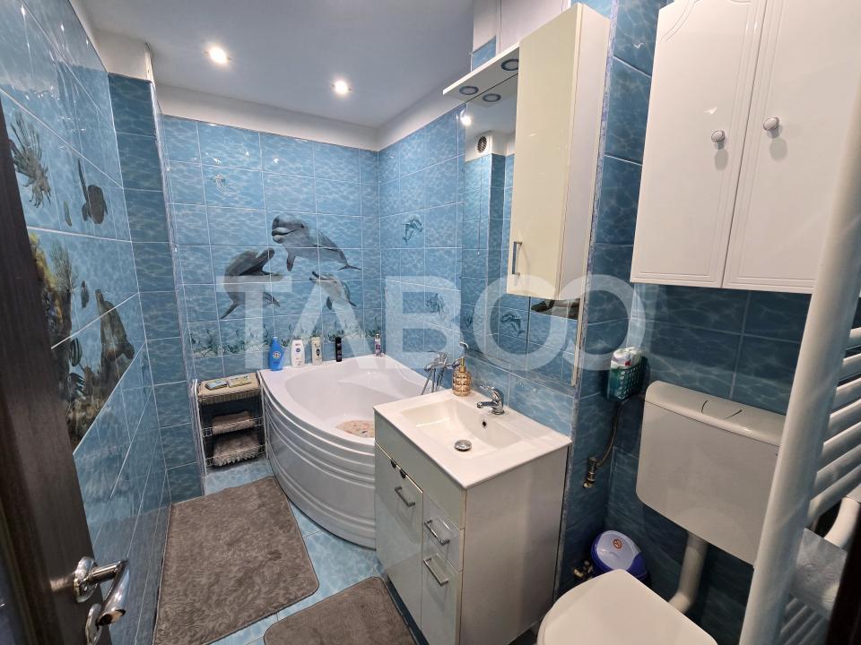 Apartament 3 camere mobilat 2 bai balcon pivnita Mihai Viteazul Sibiu
