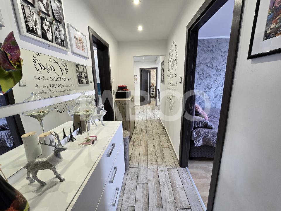 Apartament 3 camere mobilat 2 bai balcon pivnita Mihai Viteazul Sibiu